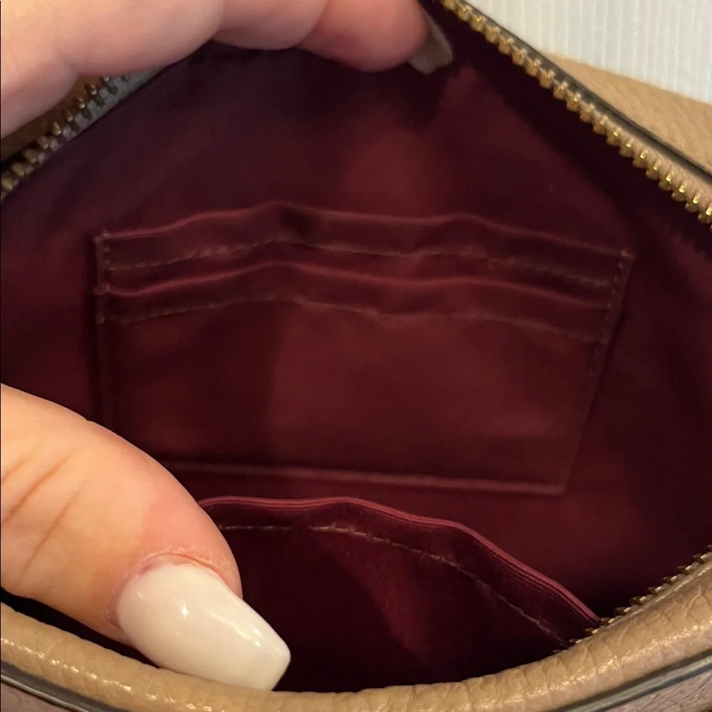 Coach Light Brown Crossbody Bag